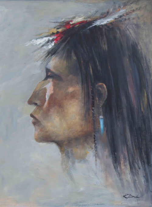western oil paintings image